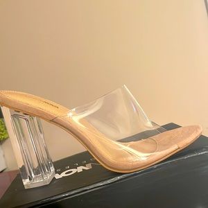 Hot clear heels